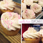 gluten-free vanilla bean cupcakes with swiss meringue buttercream from frannycakes