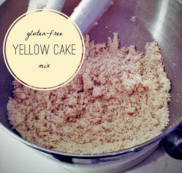 gluten free yellow cake mix from scratch