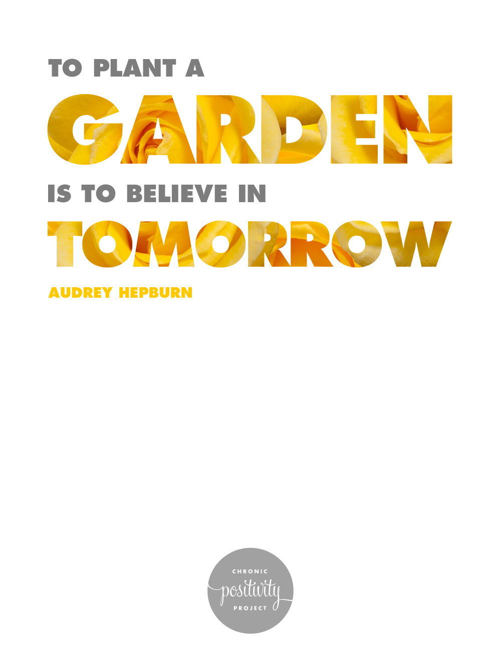 29: To Plant a Garden | Audrey Hepburn