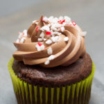 a recipe for gluten-free peppermint hot chocolate cupcakes from frannycakes