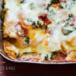 Gluten-Free Sweet Potato & Kale Lasagna | A gluten-free recipe from FrannyCakes