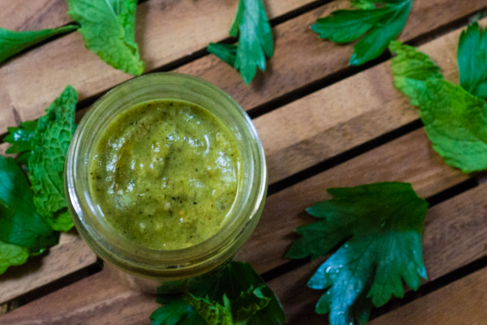Charred Tomatillo & Jalapeno Hot Sauce • Even Curiouser