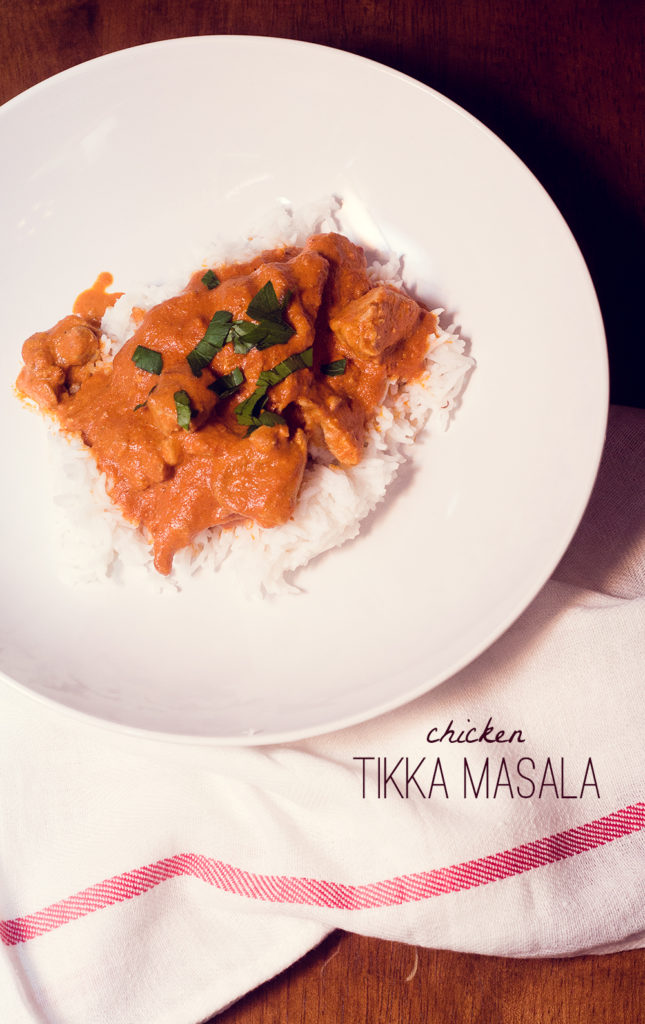 gluten-free chicken tikka masala recipe from frannycakes