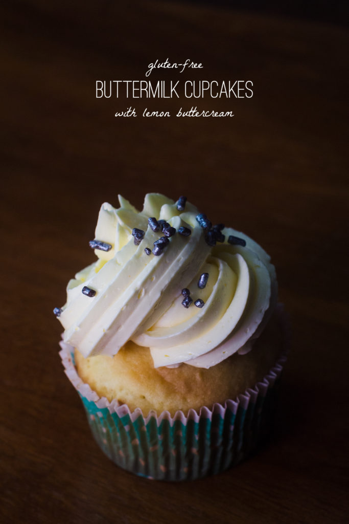 a recipe for gluten-free buttermilk cupcakes