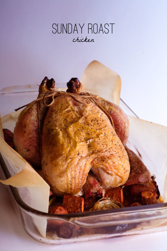 a recipe for a simple, delicious roast chicken