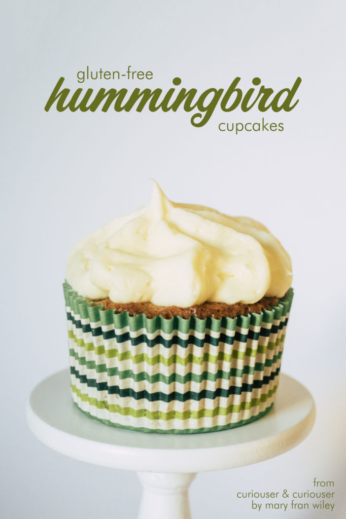 Gluten-Free Hummingbird Cupcakes from Mary Fran Wiley